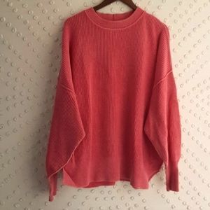 Aerie Pink Crew Neck Sweater
